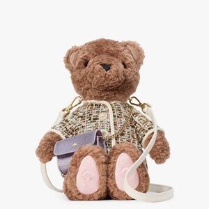 ♠️kate spade Oh What Fun 3D Teddy Bear Crossbody, NWT